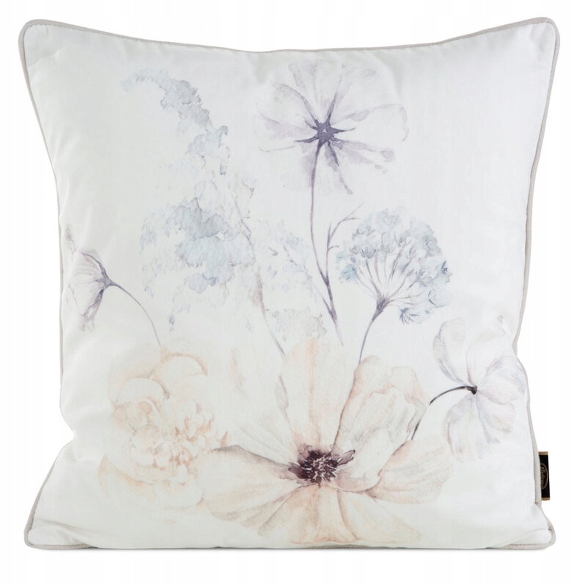 Decoratieve kussenhoes fluweel 45x45 cm Crème - Stijlvolle woondecoratie