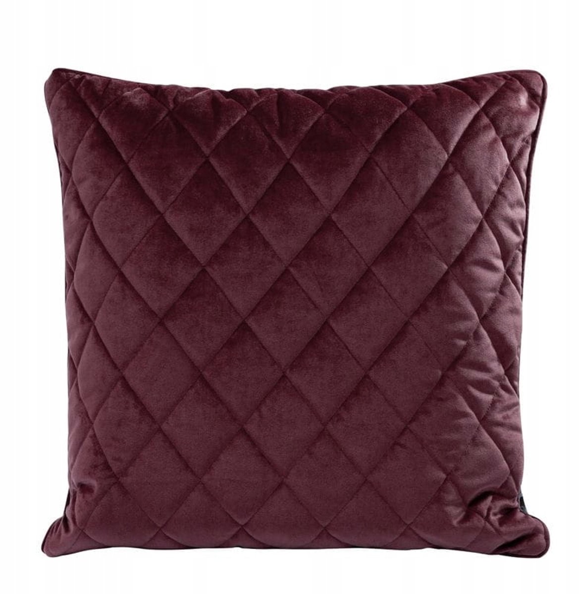 Decoratieve Kussenhoes Fluweel 45x45cm Bordeaux Rood