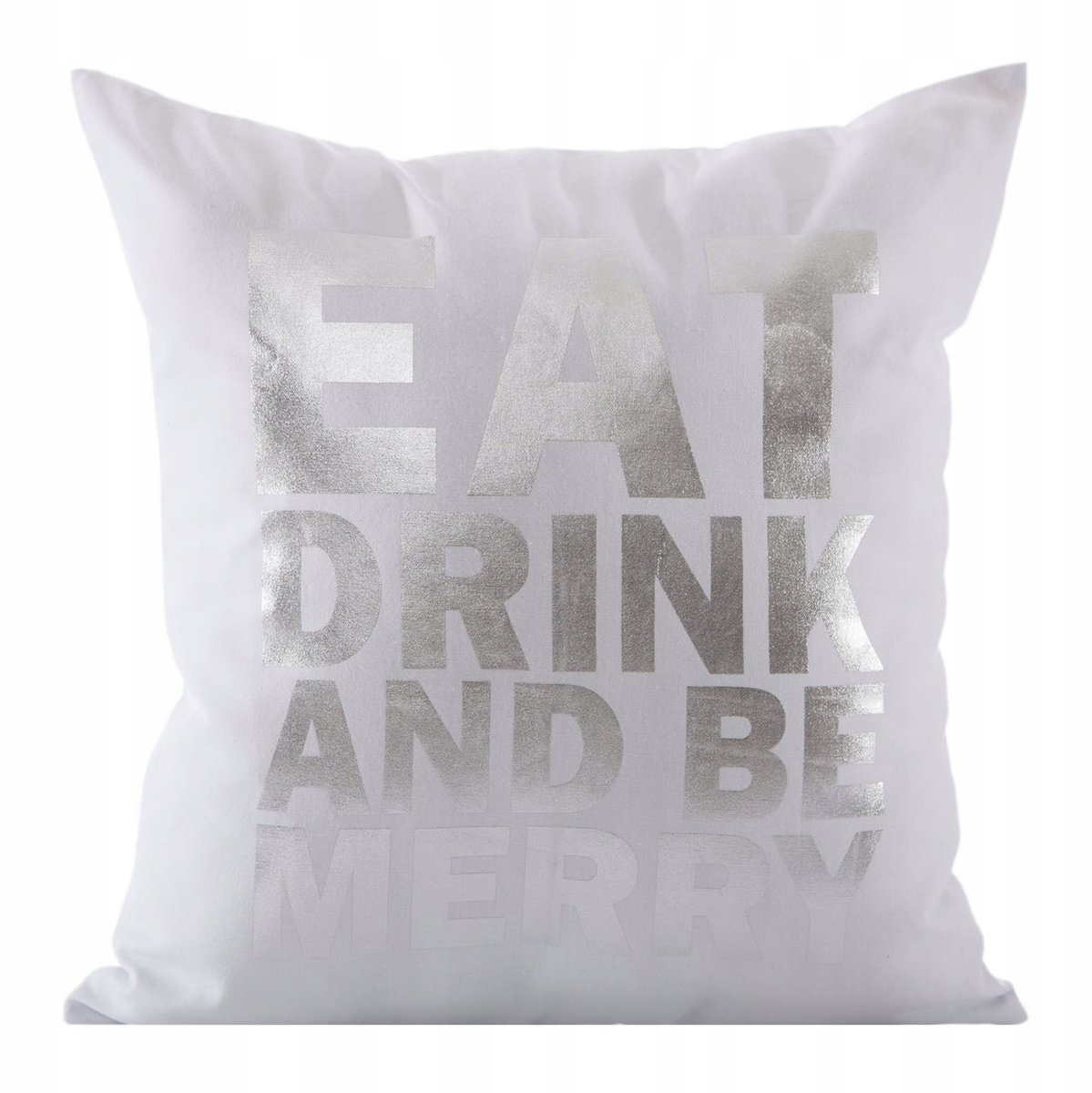 Decoratieve Kussensloop 45x45 cm - Dinah Wit/Zilver