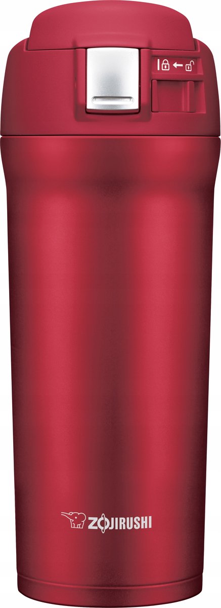 Zojorushi Mrmosbeker RVS 480ML - Rood, 10U Warm/12U Koud