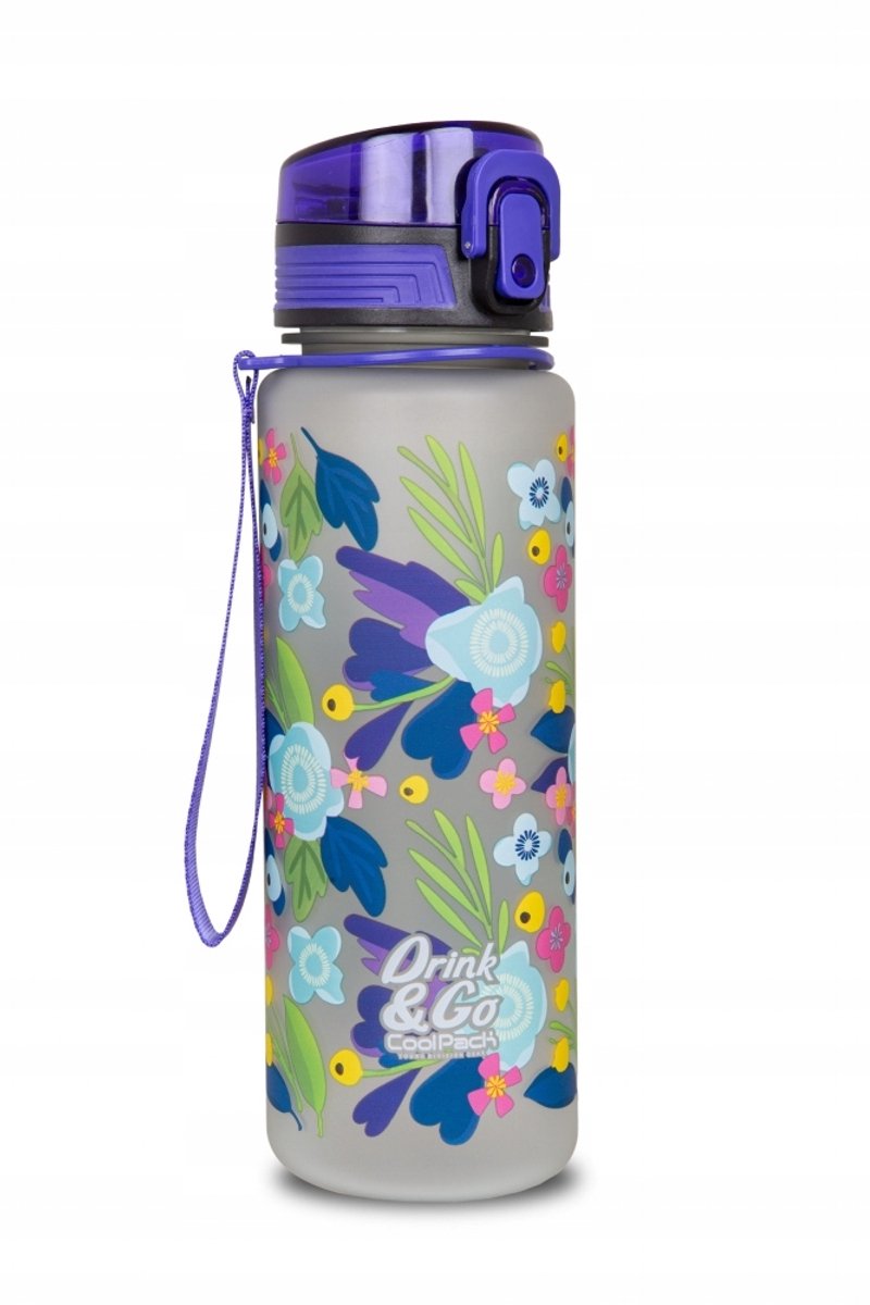Coolpack Brisk Bidon 600ml Flower Me - BPA-vrij en lekvrij