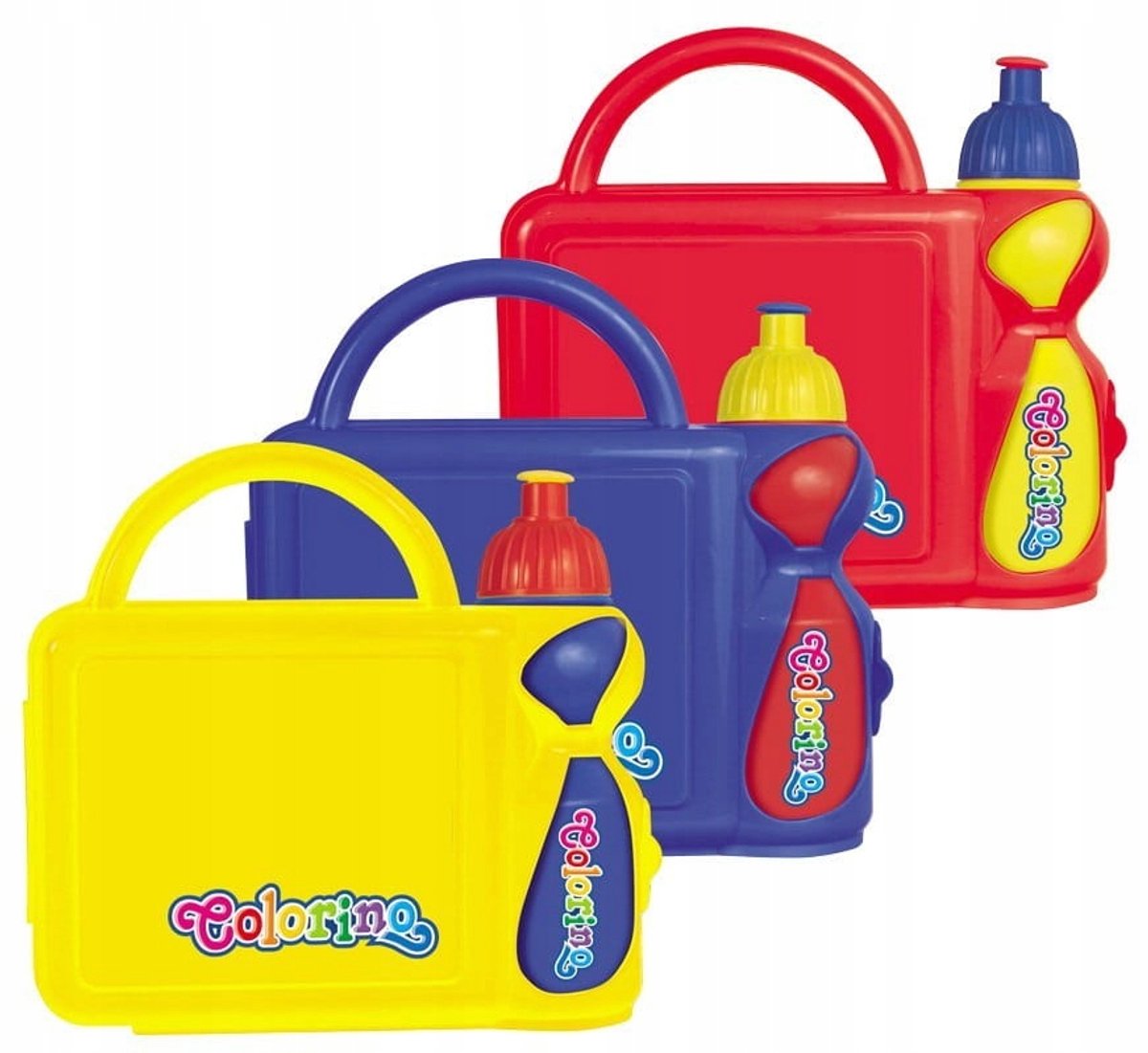 Colorino Ontbijtset: Bidon en Broodtrommel voor Kinderen