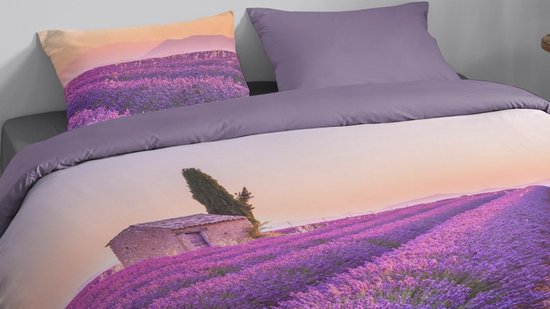 Pure dekbedovertrek lavendel - 1 persoons 140x200/220 cm - Paars - Microvezel van Pure — afbeelding 5
