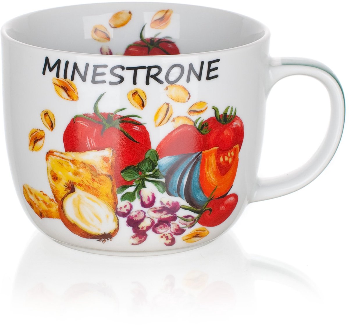 Soepmok 730ml "Groentesoep - Minestrone" met Recept