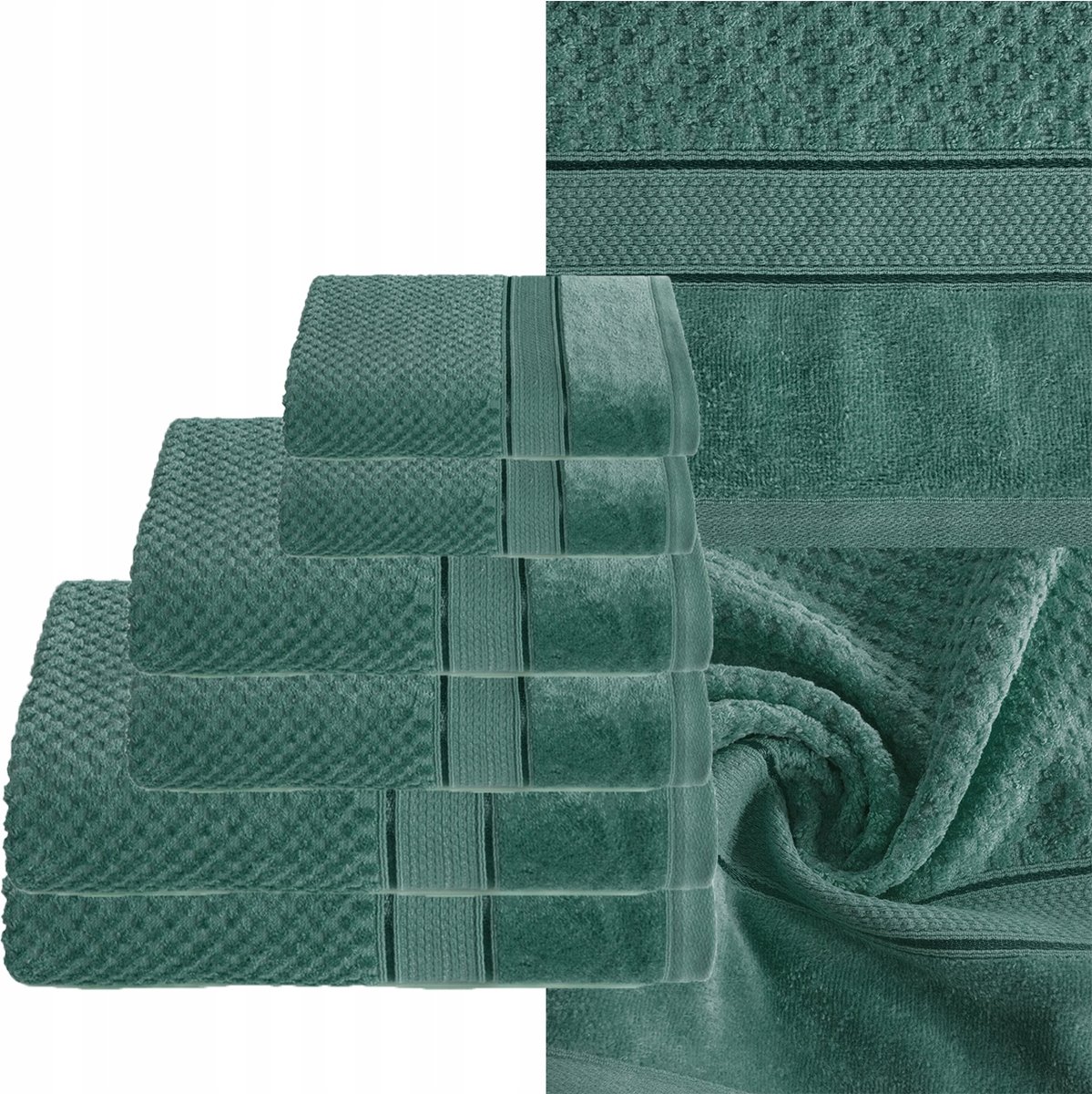 Luxe badkamerhanddoekenset 6-delig 500gsm - Zacht & Absorberend