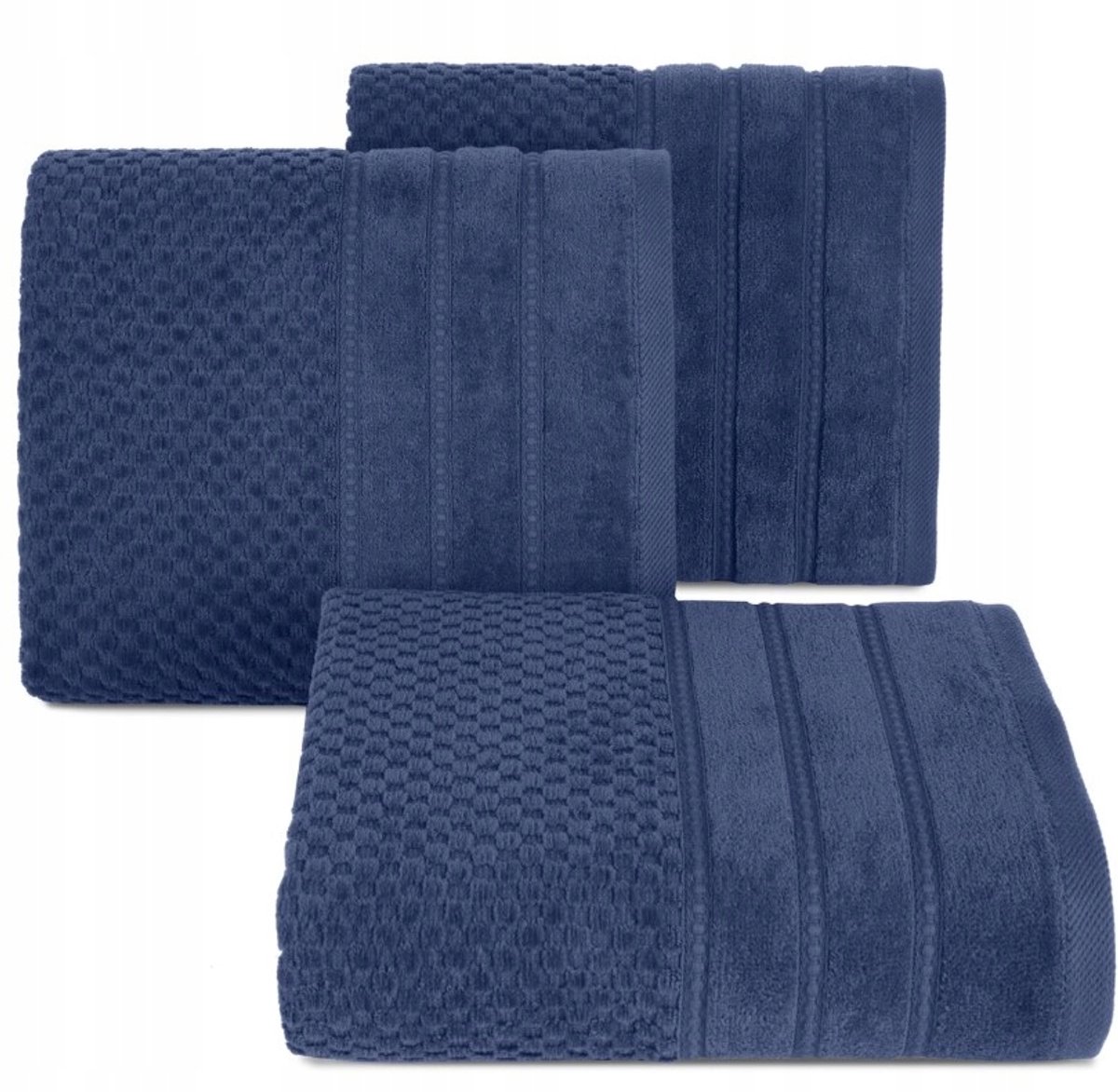 Luxe Katoenen Handdoek 30x50 cm - 500 GSM - Marineblauw