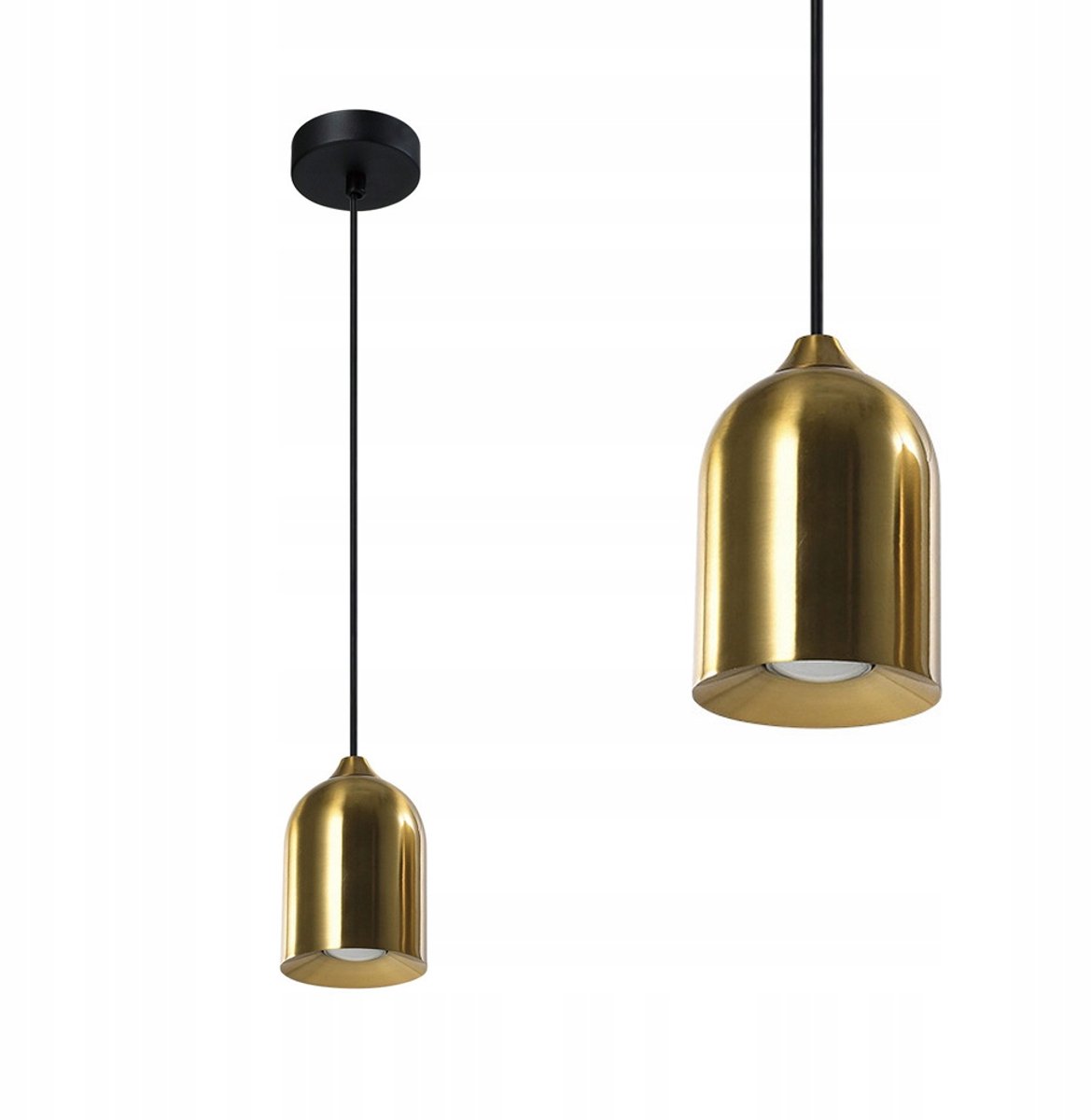 Nilo Metalen Hanglamp Goud GU10 - Stijlvol en Modern