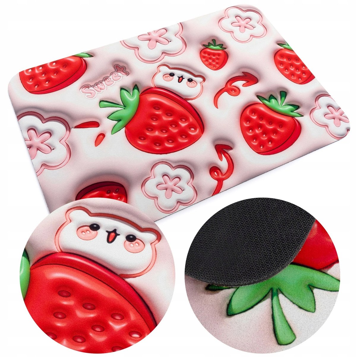 3D Antislip Badmat Absorberend Magic Rose 37x57cm