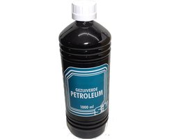 6X Gezuiverde Petroleum fles 1 liter