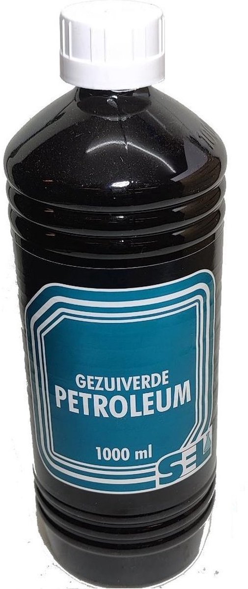 6X Gezuiverde Petroleum fles 1 liter