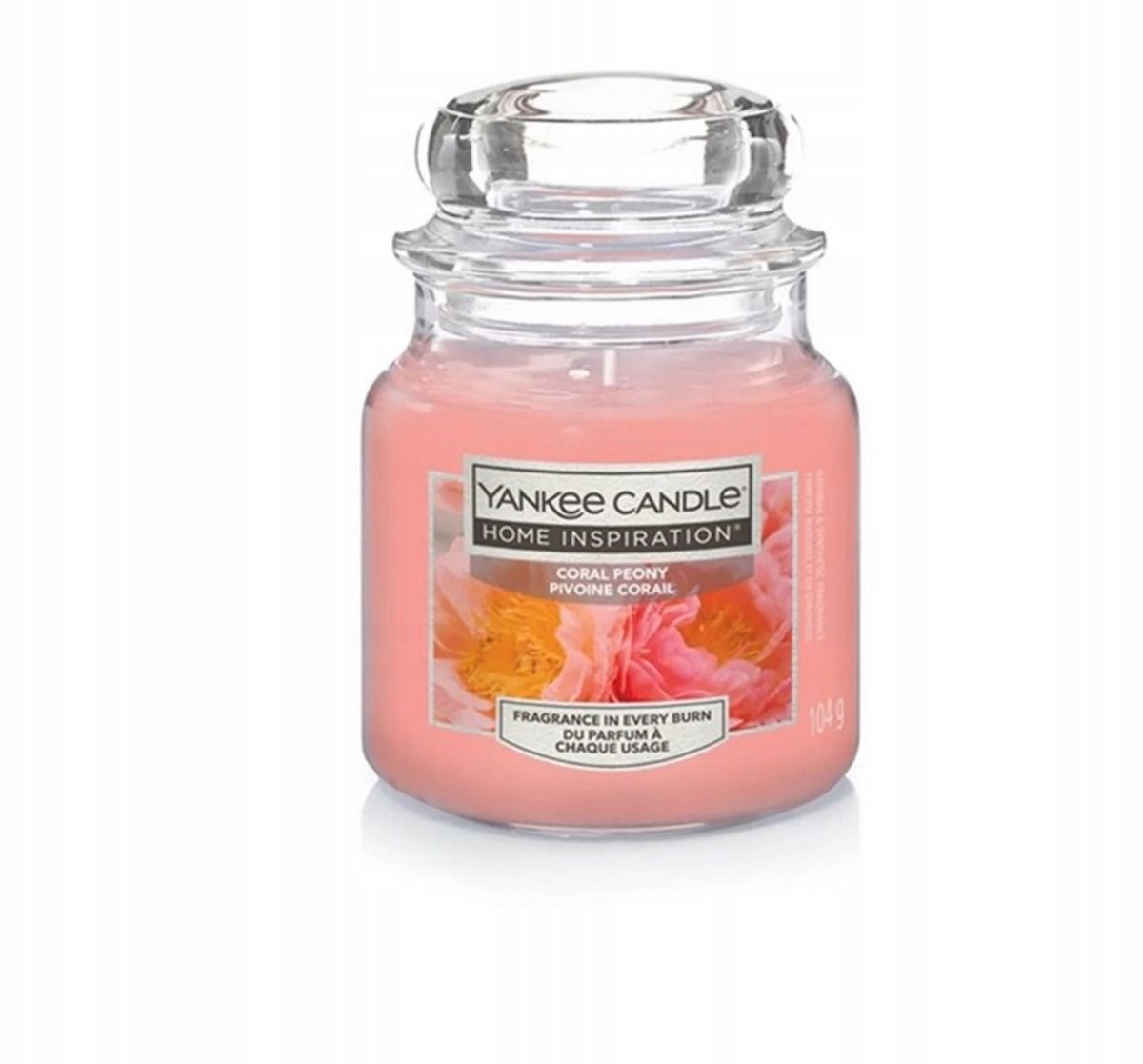 Yankee Candle Geurkaars Coral Peony 104g - Sfeervol huisparfum