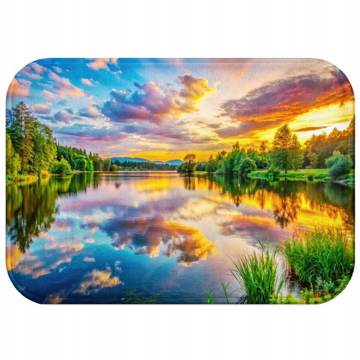 Zachte Antislip Douchemat 60x40cm - Stijlvol & Sneldrogend