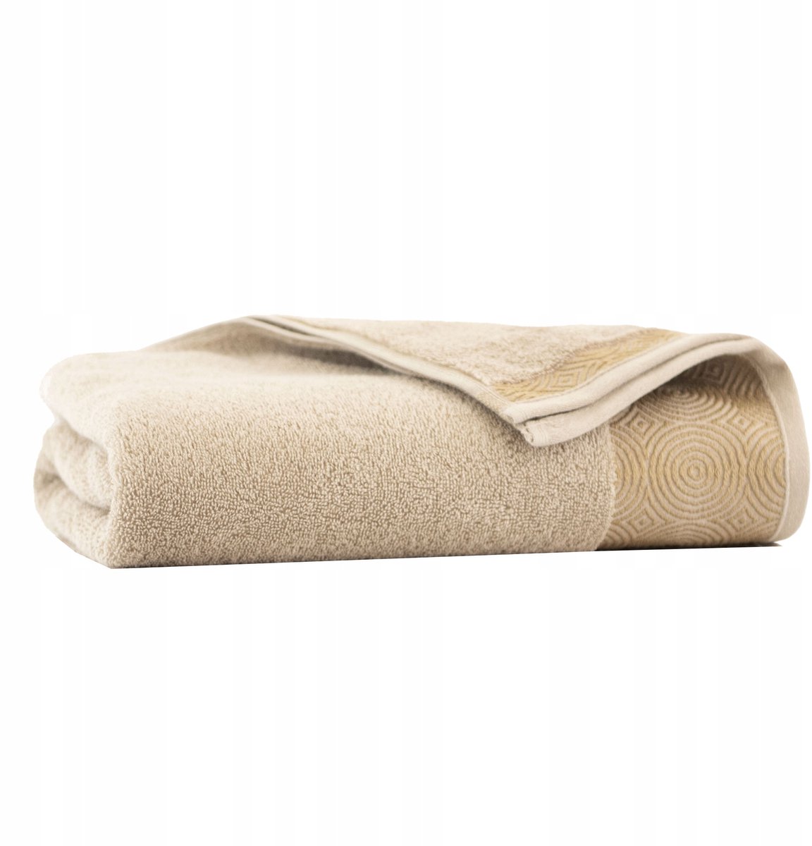 Zwoltex Handdoek Egyptisch Katoen 30x50cm Beige Ellips
