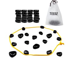 Product afbeelding van Magnetisch Strategiespel – 20 Magnetische Stenen – Magnetisch schaakspel - Educatief Denkspel – Voor Kinderen & Volwassenen – Inclusief Touw & Opbergzakje- tafelschaak, schaak, magnetisch spel, magneten, feestspel, kinderspel