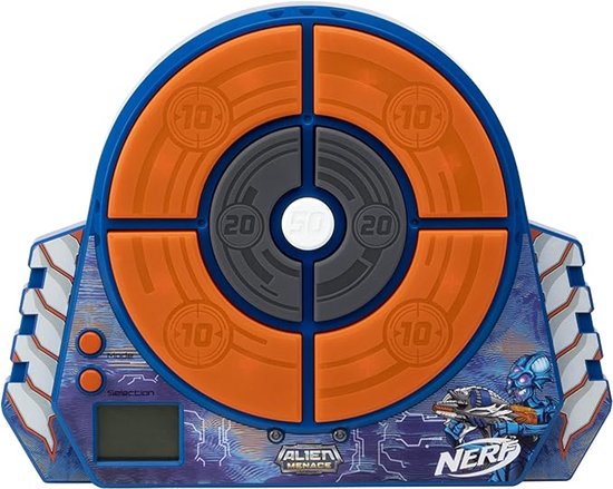 Nerf Alien Menace Digital Target – Interactief schietdoel met 3 speelmodes, scorebord & maat voor 8+ jaar