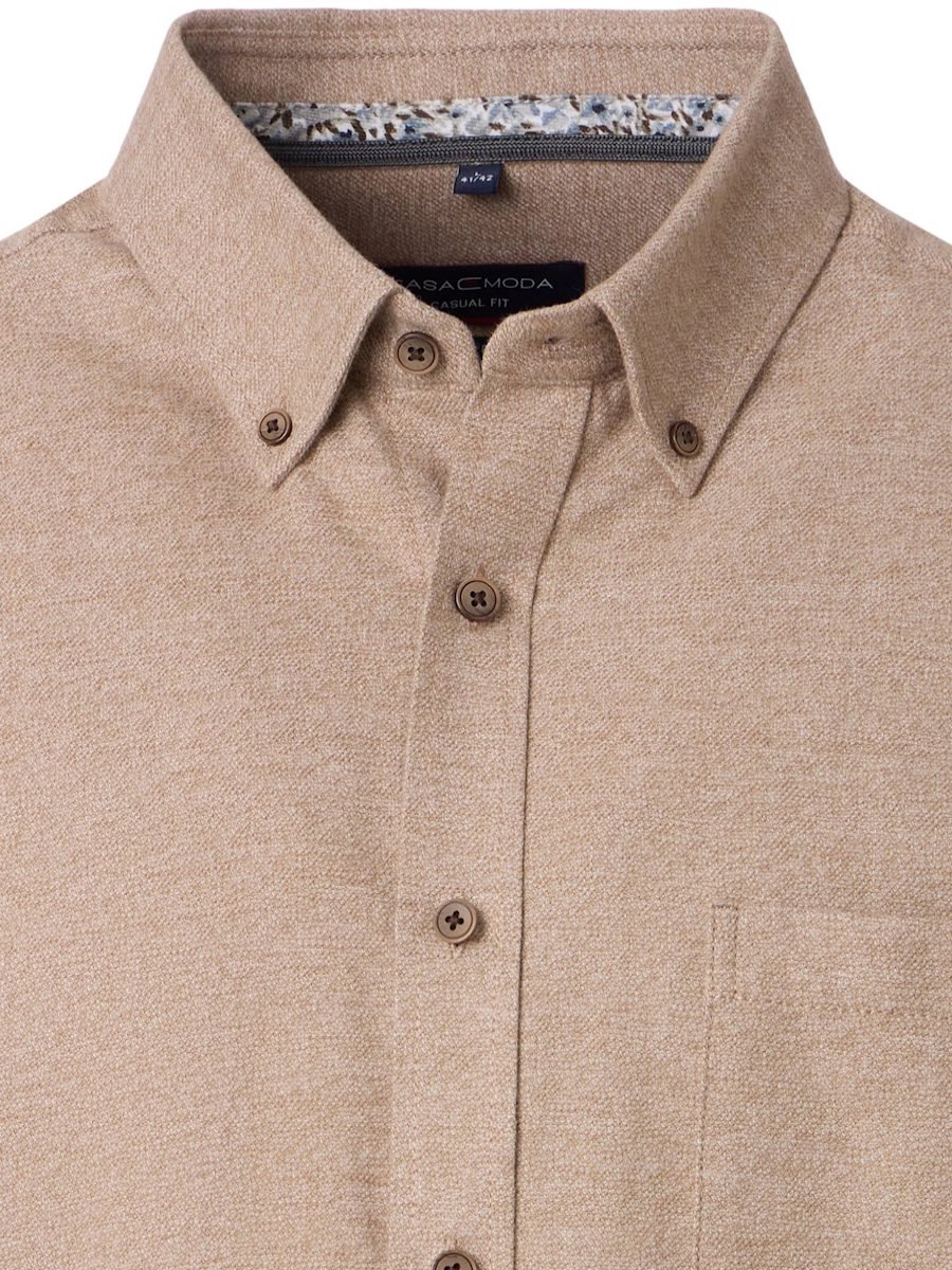Casa Moda Casual Effen Overhemd Button Down Boord - L