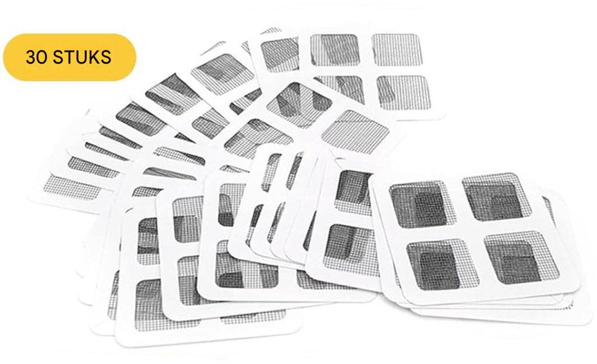 EXCITAT Wegwerpbare stickers voor doucheafvoeren - Haarvangers voor in de badkuip - Zelfklevende haarvangers voor in de douche - Filters voor in de douche - Geschikt voor badkamer, keuken en badkuip - 30 stuks