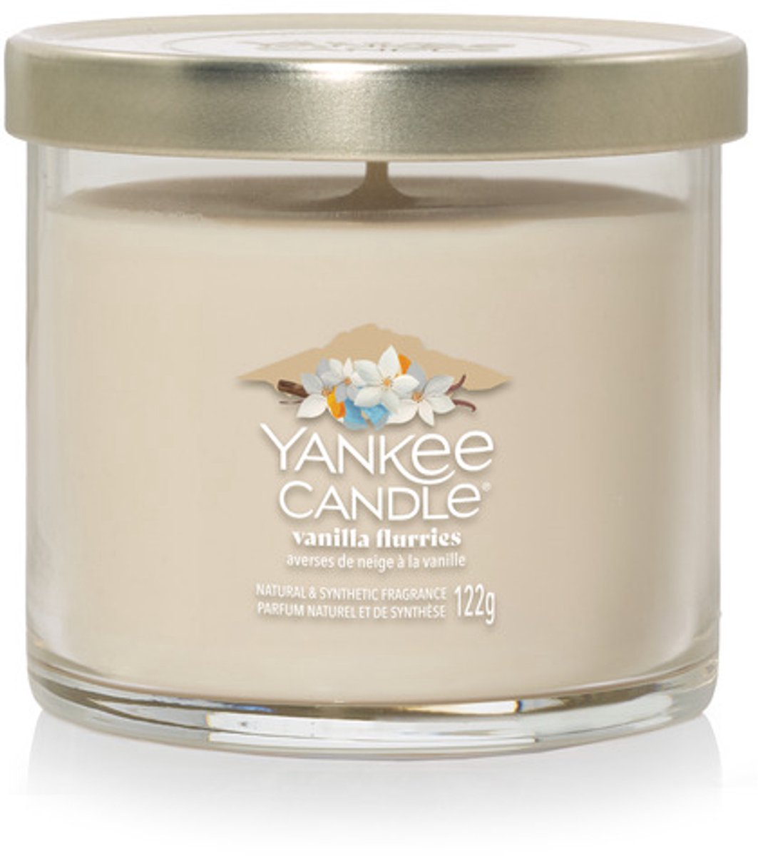 Yankee Candle Vanilla Flurries - Small Tumbler Beige