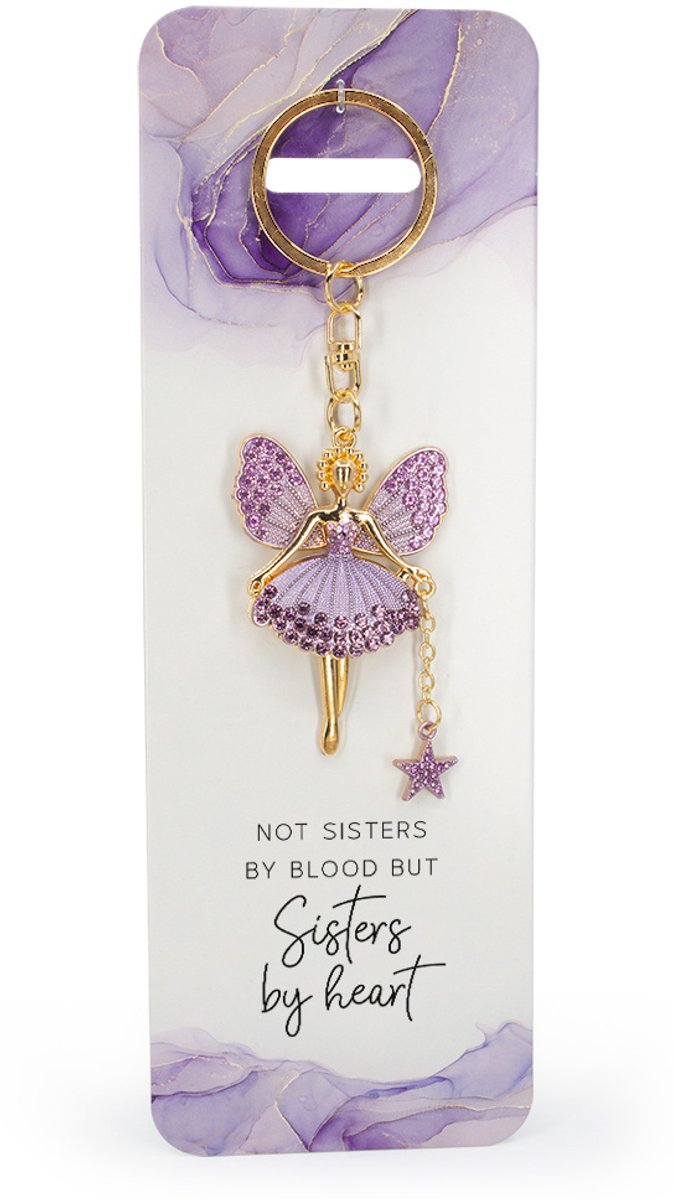 Engel Sleutelhanger "Sisters"