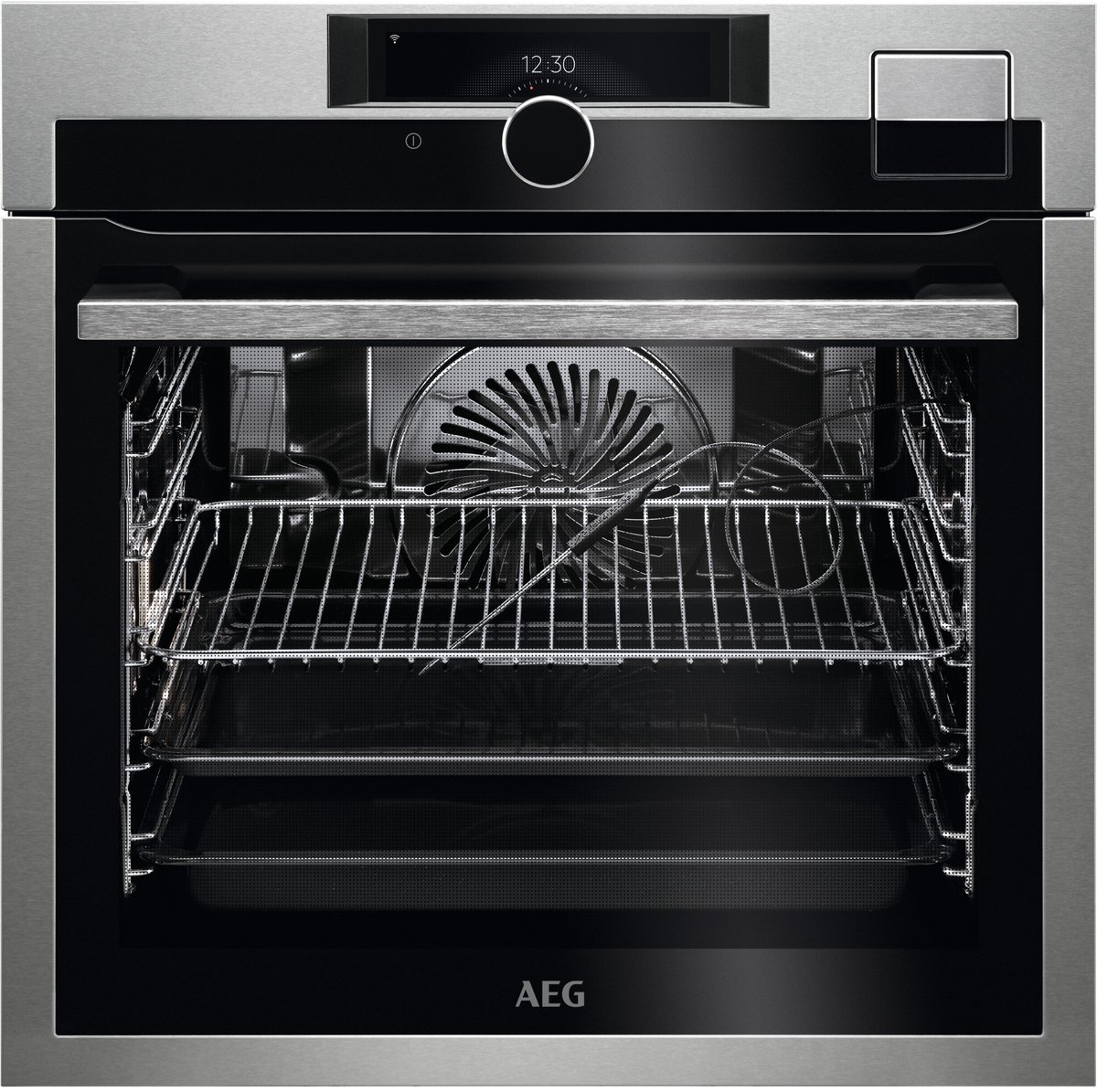 AEG Inbouwoven | Model BSE998230M | Zwart, RVS | 70 liter | SteamPro | Wi-Fi | Kerntemperatuursensor
