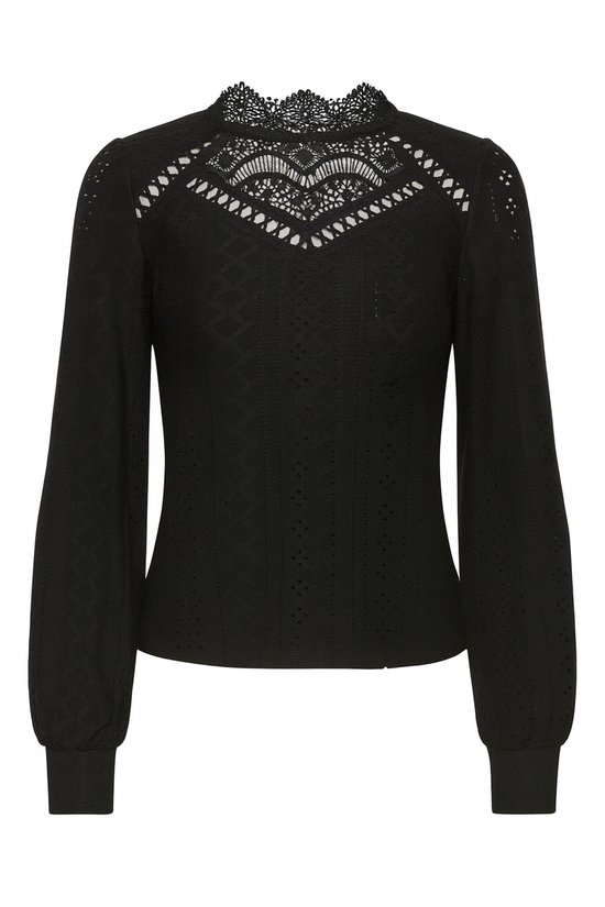 Avoir Avoir - Chemisier noir - Haut en dentelle noire - Taille L