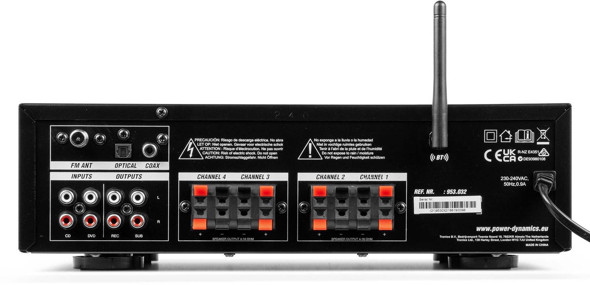 Geluidsinstallatie Bluetooth 4-zone + 8 speakers thumbnail 2