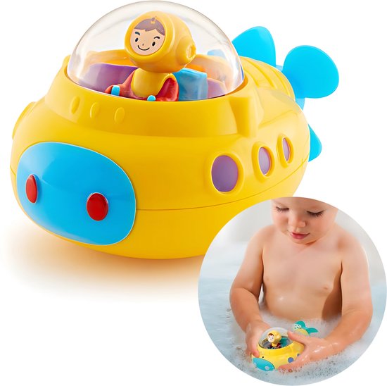 Munchkin Undersea Explorer - Badspeeltje - Creeërt Leuke Bellen! - Badspeelgoed voor Jongens en Meisjes - Vanaf 12 Maanden