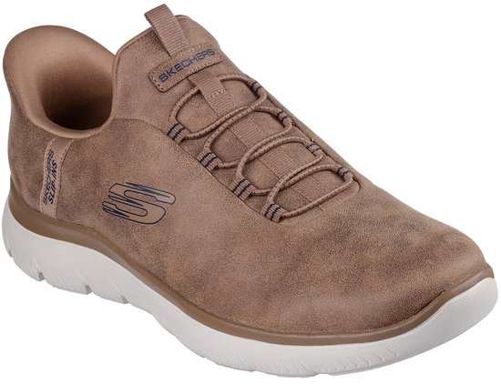 Chaussures à enfiler Skechers Summits - Korlo pour homme - Marron