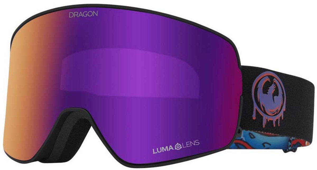 Dragon Alliance NFX2 Skibril - Rattled/Purple Ionized & Violet
