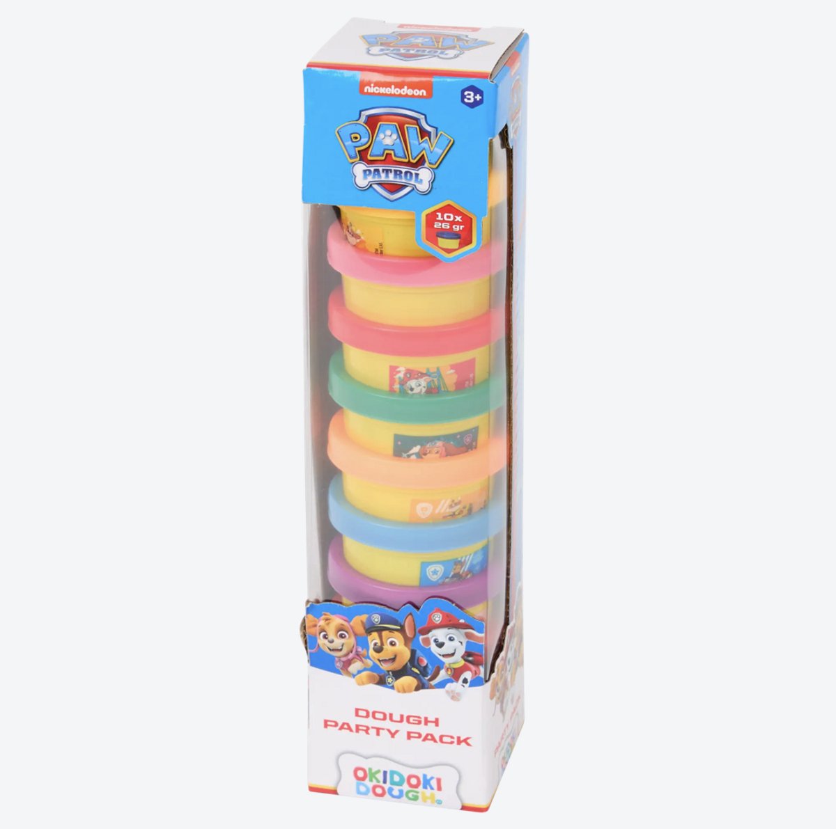Paw Patrol Klei Pakket - 10 Stuks Mini Klei Potjes - 10 x 26 gram - Hoge Kwaliteit - Play Dough - Cadeau voor Jongens en Meisjes - Klei / Knutselen / Kleien - Speel Klei - Knutselset - Cadeau Pakket - 10 Stuks Klei - Creatief Speelgoed