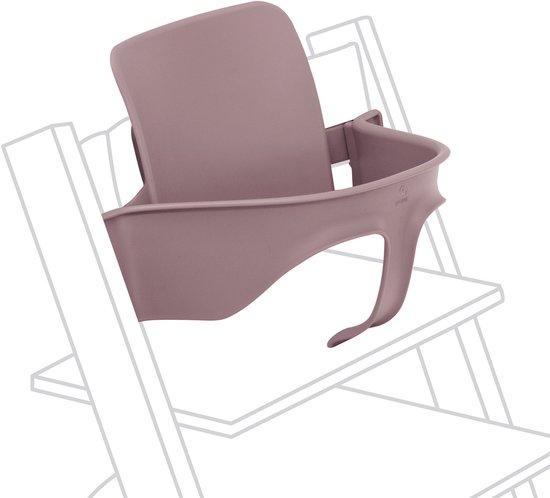 Stokke Tripp Trapp Baby Set2, Heather Mauve - Maak van de Tripp Trapp-stoel een kinderstoel - Afneembare zitting voor 6-36 maanden - Past bij Tripp Trapp-modellen van na mei 2006