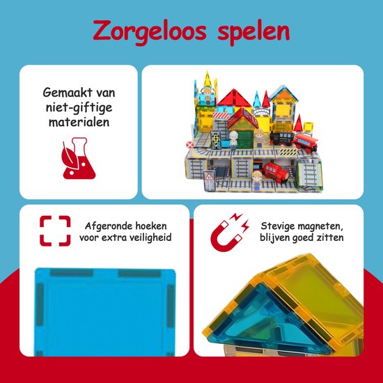 Coblo Magnetische Tegels Classic 60 stuks