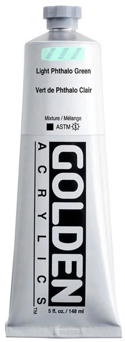 Golden Heavy Body Acrylverf Licht Phthalogroen 148 ml