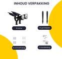 Inhoud verpakking: 2x lamp, 2x grondspies, 6x schroef+plug, 1x handleiding.
