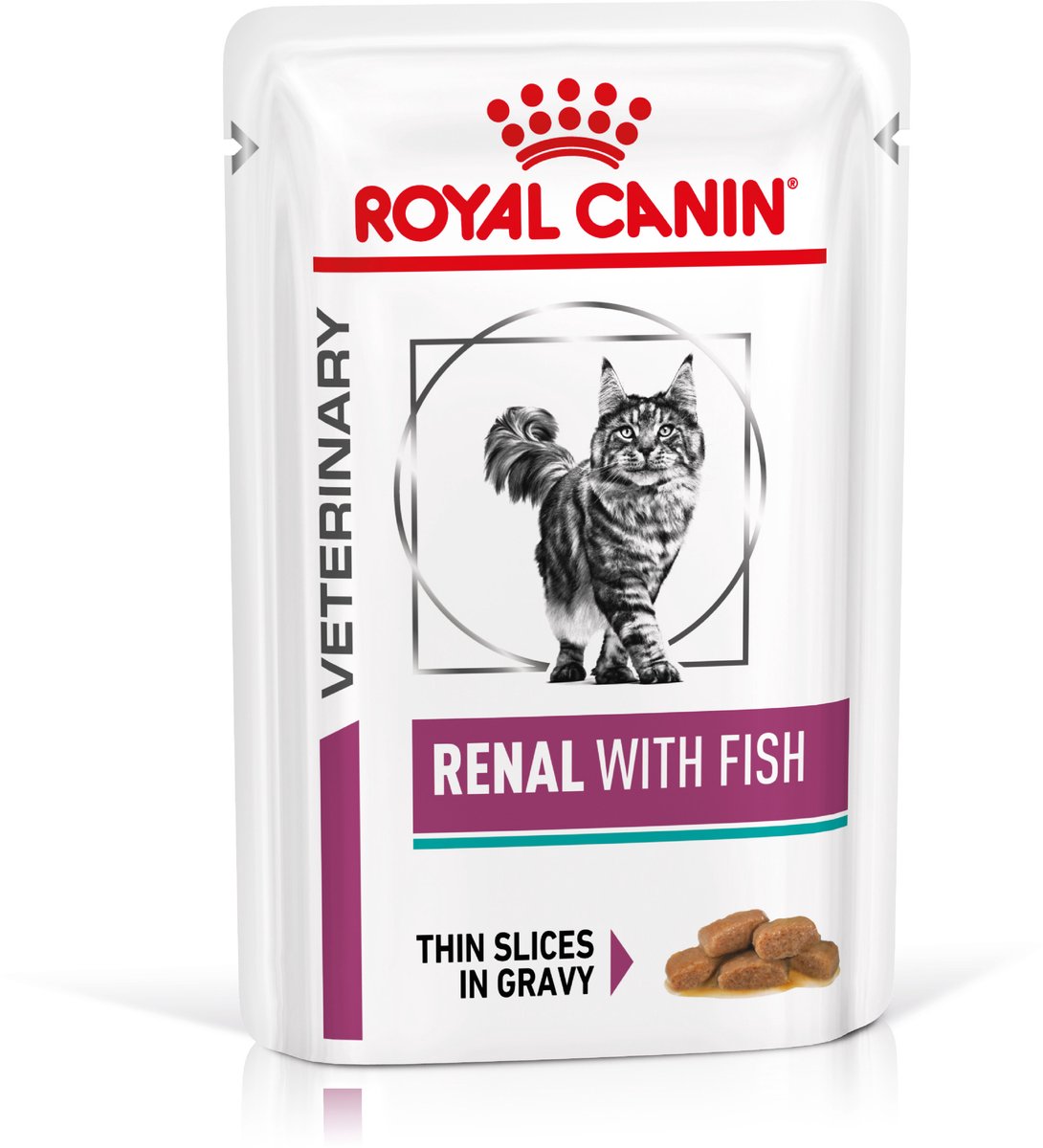 24x85g Feline Renal met Vis Royal Canin Veterinary Diet Kattenvoer