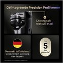 Precision ProTrimmer intégré en acier inoxydable chirurgical. Fabriqué en Allemagne. Garantie de 5 ans.