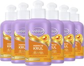 Andrélon Rijk Voedende Leave-in Haarcrème - Perfecte Krul - verrijkt met kokosolie & glycerine - 6 x 200 ml