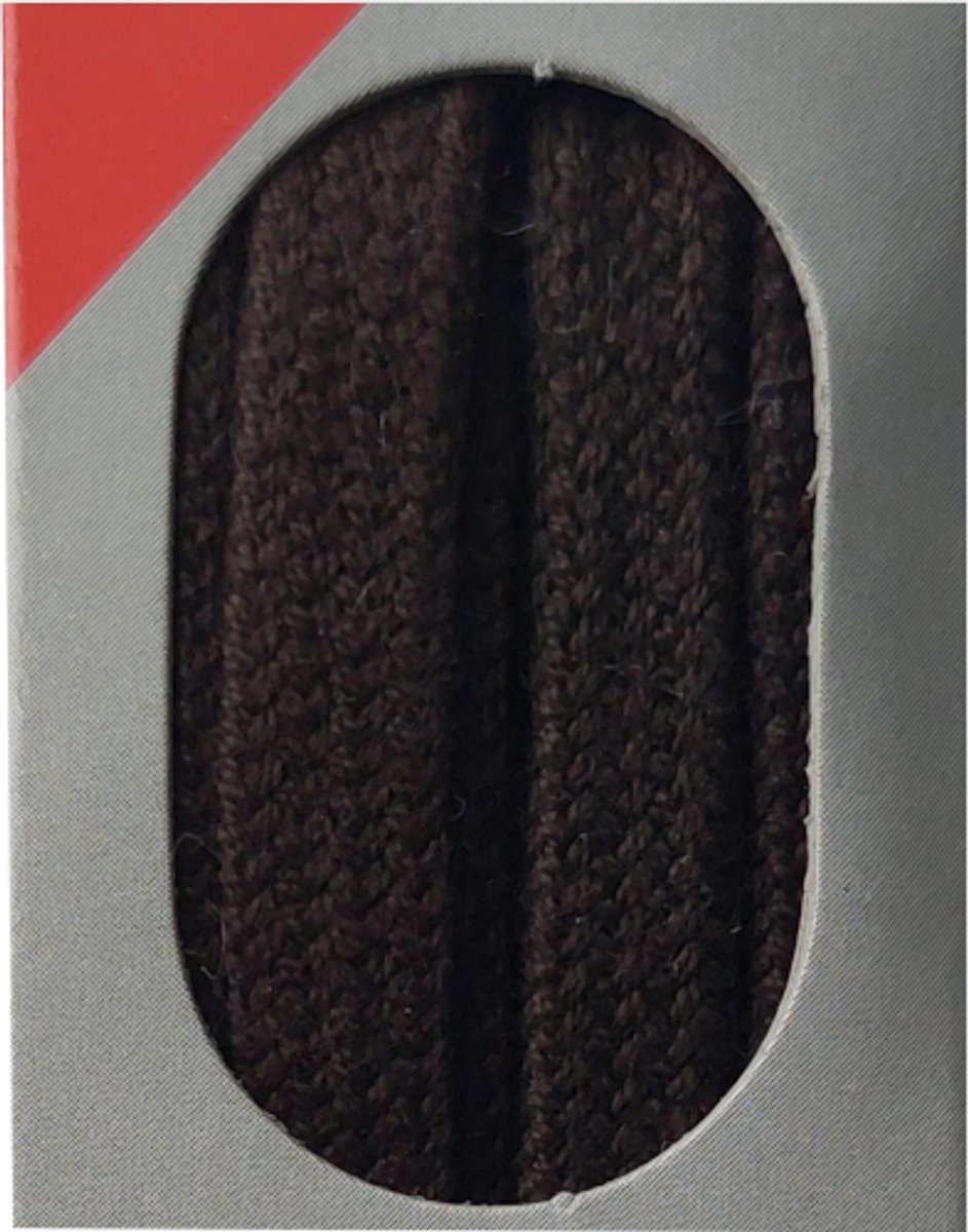 Bob Veter - Donker Bruin - Plat - Lengte 75 cm - Breedte 7 mm - Schoenveter