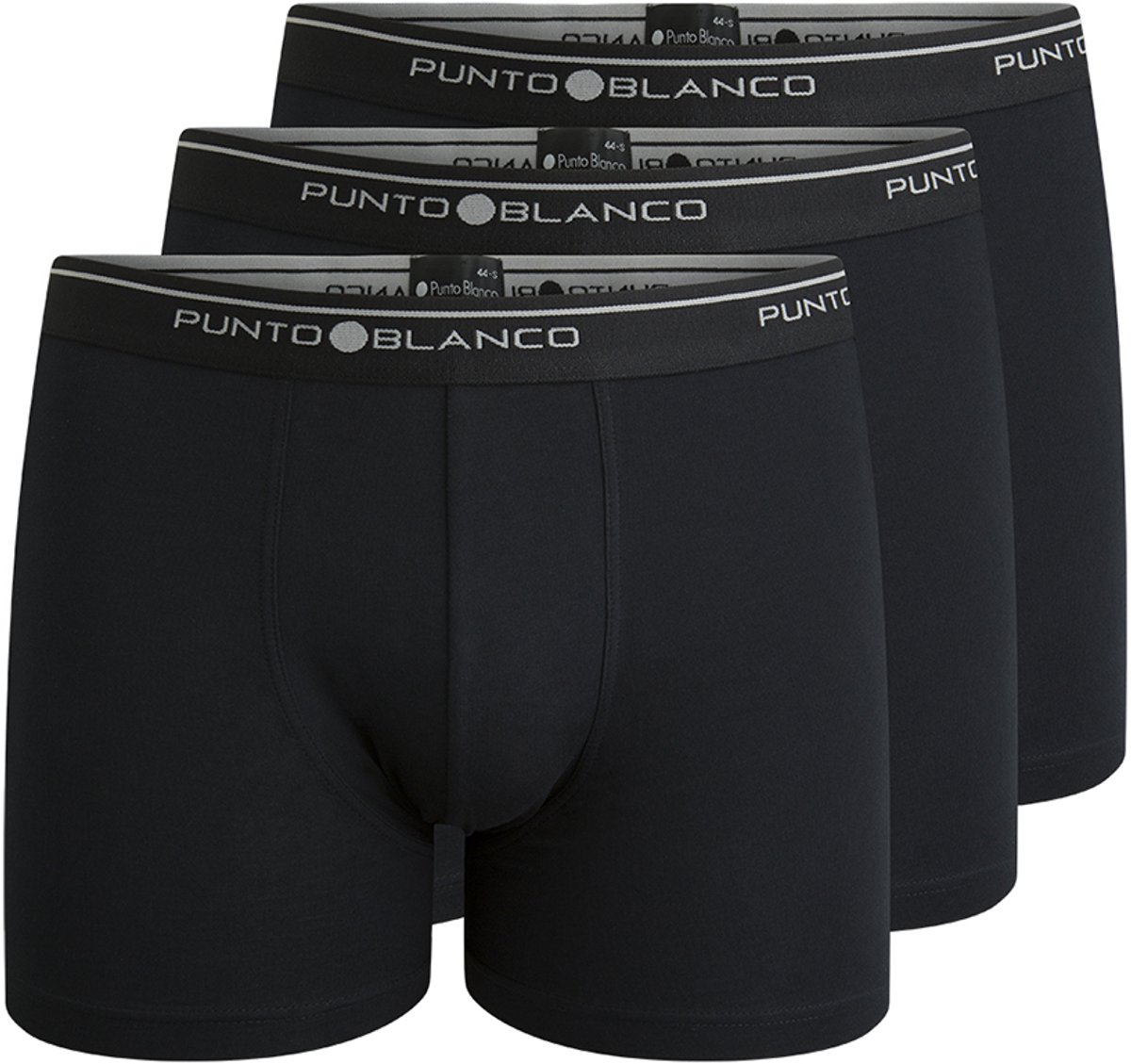 Punto Blanco Boxershort Heren | Ondergoed Heren Boxer | Zwart | Basix 3-pack 53438-40 090 S