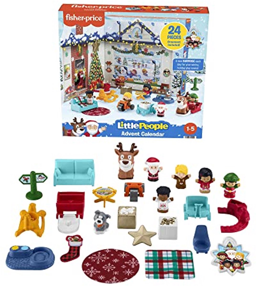 Adventskalender voor Kinderen met 24 Verrassingen - Speelgoed en Accessoires voor Creatieve Verhalen