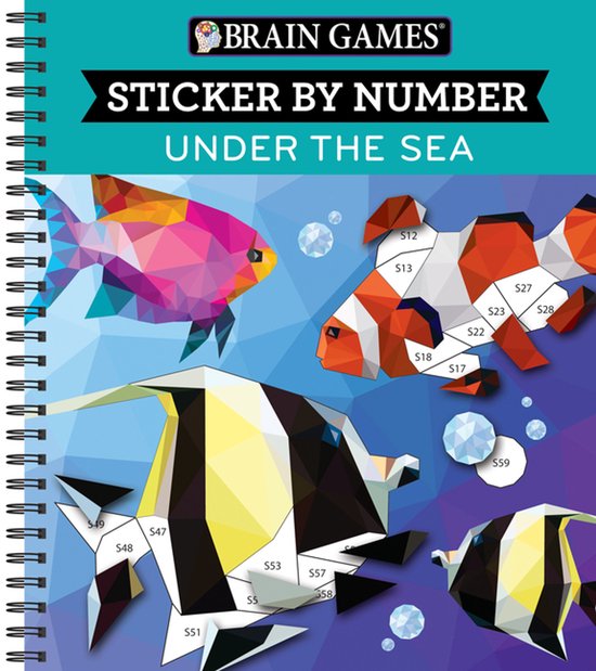 Brain Games - Sticker by Number- Brain Games - Sticker by Nu ... - cover