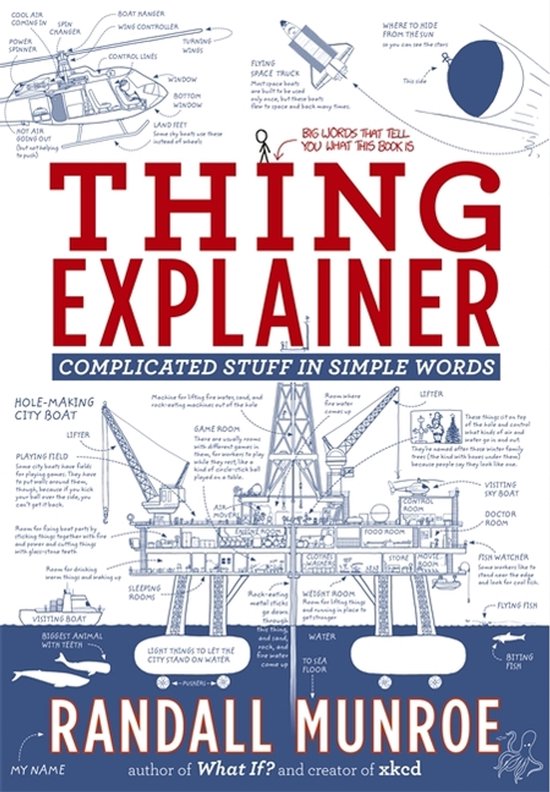 Hachette UK Thing Explainer, Anglais, Livre broché, 64 pages