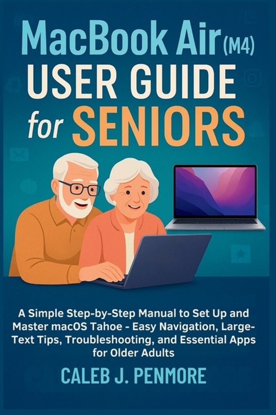MacBook Air (M4) User Guide for Seniors - cover