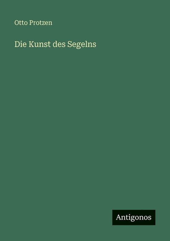 Die Kunst des Segelns - cover