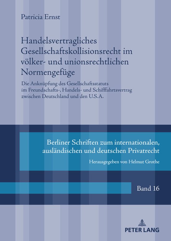 Berliner Schriften Zum Internationalen, Ausländischen Und D ... - cover