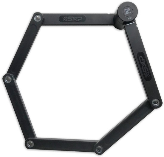 SXP Vouwslot - ART 2 Keurmerk - Fietsslot van Gehard Staal - Slot voor Electrische Fietsen en Fatbike - Met Houder - 95 cm van SXP — afbeelding 3