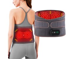 Elektrisch Rug Massage Apparaat - Rugmassageband - Met Infrarood Licht - Warmte En Trillingen Zijn Verstelbaar