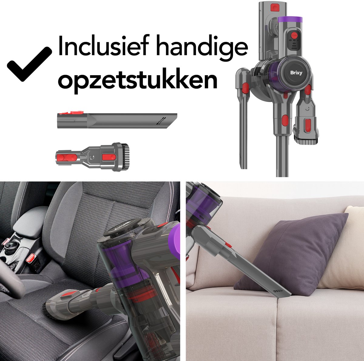 Brixy Brixy Steelstofzuiger Draadloos - afbeelding 5