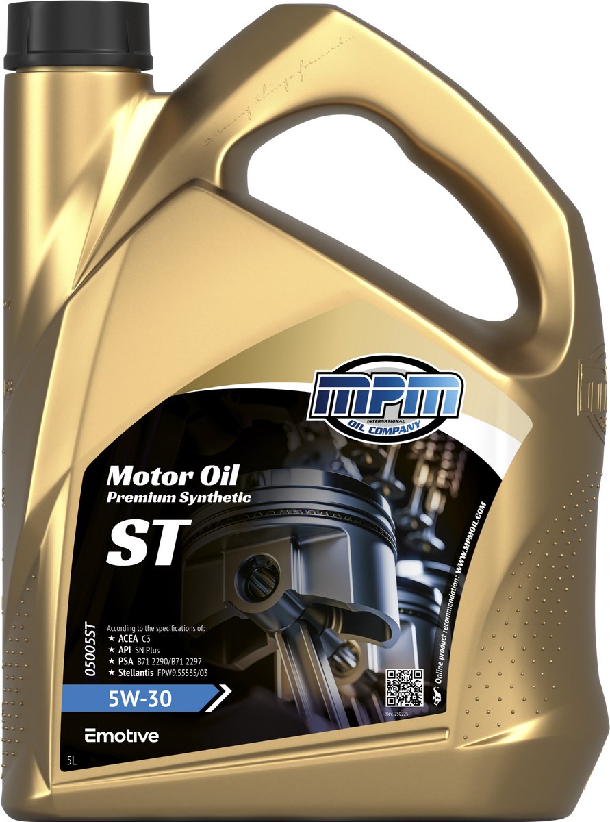 MPM Motorolie premium synthetisch 5w30 ST - 5 Liter