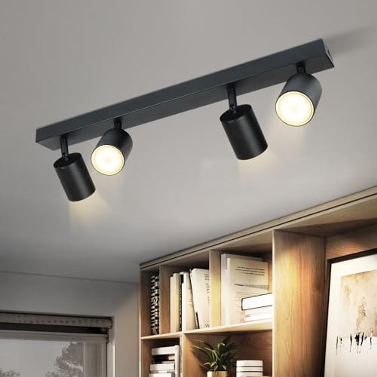 Moderne Plafondspot 4 Vlammen voor Woonkamer en Keuken - Oriënteerbare GU10 Verlichting